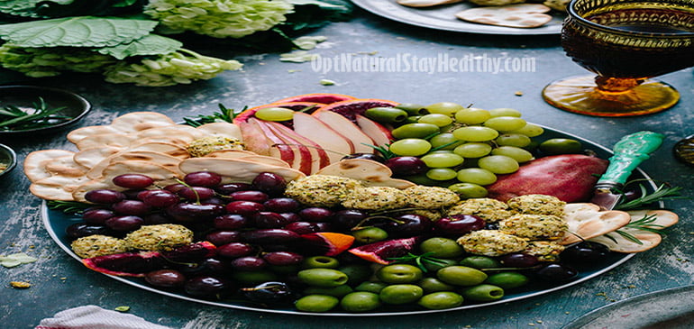 Fancy Image of a Plate full of fruits