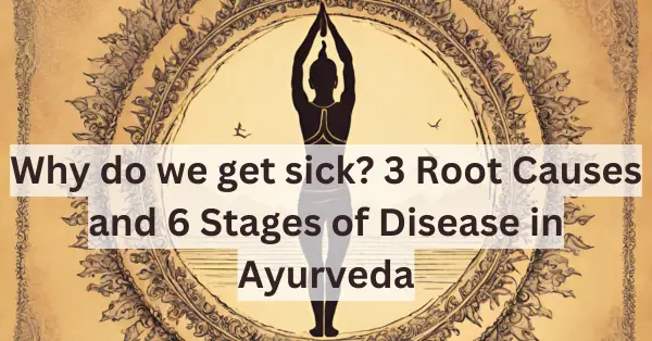 Why do we get sick? 3 Root Causes and 6 Stages of Disease in Ayurveda 3 root causes and 6 stages of disease in ayurveda